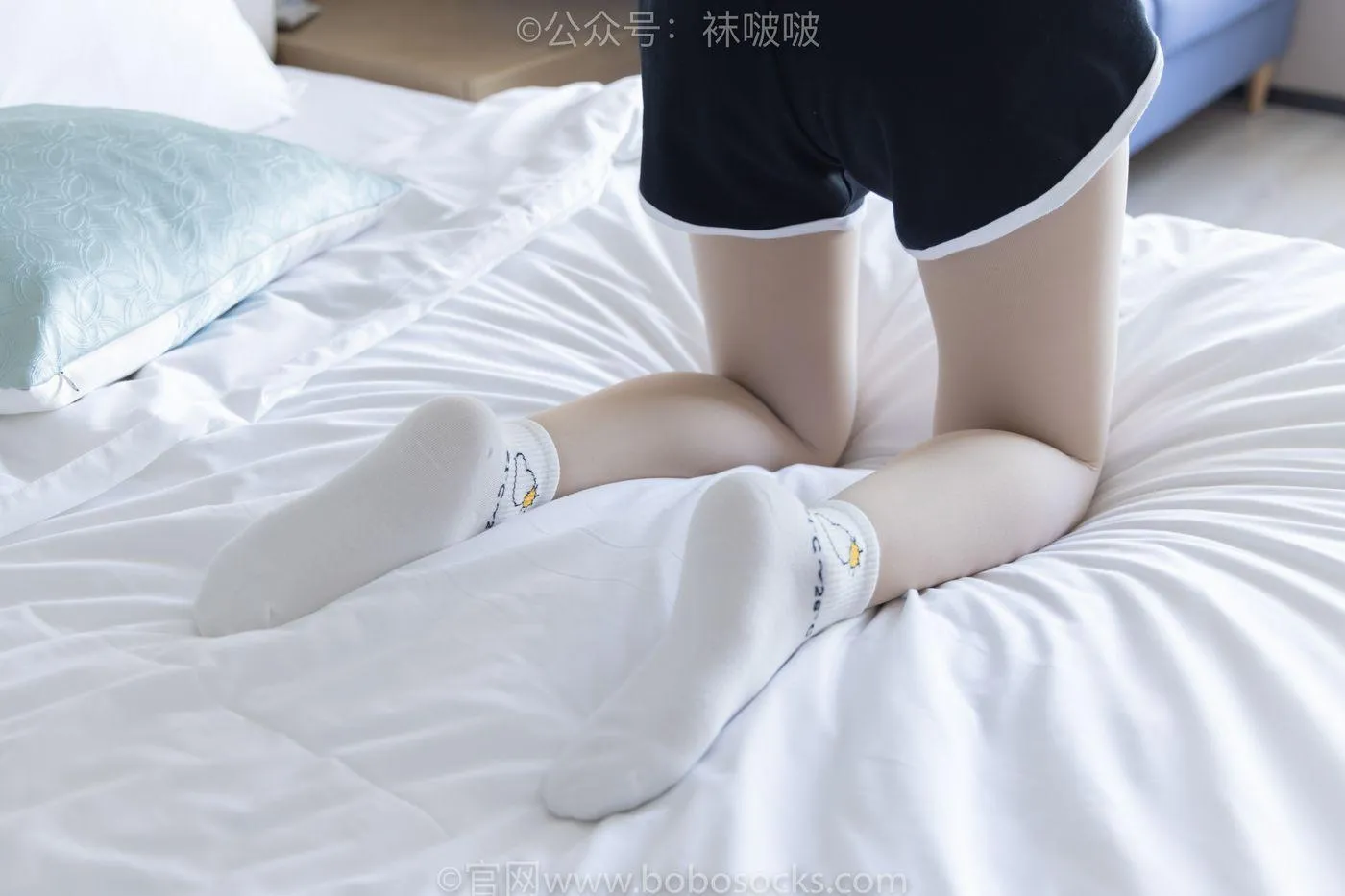 [BoBoSocks袜啵啵]NO.031 小奶熊-AJ板鞋、白棉袜、厚肉丝 [149P]插图8